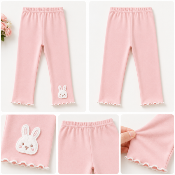 Girl's Pink Leggings