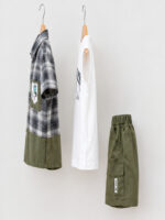 Boys 3-Piece Casual T-Shirt, Checked Shirt & Shorts Set - Image 8