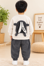 Rabbit Print Kids Co-ord Set - Image 4